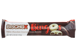 Bingos White Chocolate Covered Biscuits
